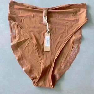 Skims NWT Women's Copper Stretchy Fits Everybody Cheeky Brief Size L